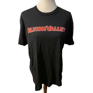 Silicon Valley HBO Graphic Tee- Next Level Apparel Black Size Large